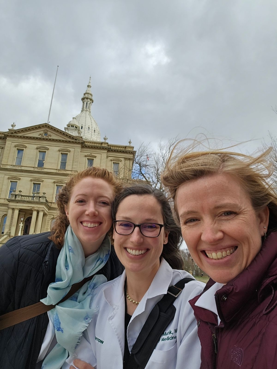 Faculty at advocacy day